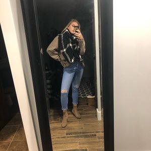 Black&White Blanket Scarf